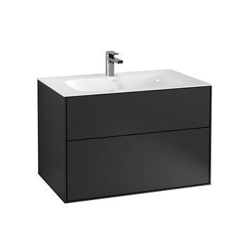 Тумба под раковину VILLEROY & BOCH FINION F02000PD, черный 800005603 фото