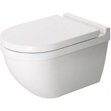 Унитаз подвесной DURAVIT STARCK 3 45270900A1, Rimless с крышкой SoftClose 800005994 фото