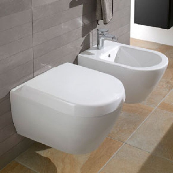 Биде подвесное VILLEROY & BOCH SUBWAY 2.0 54060001, белый 31773 фото