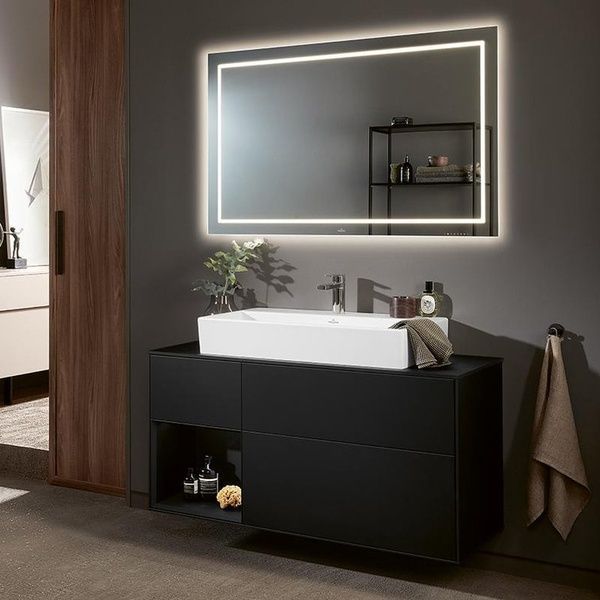 Тумба під раковину VILLEROY & BOCH FINION G142HFPD, чорний 800005653 фото