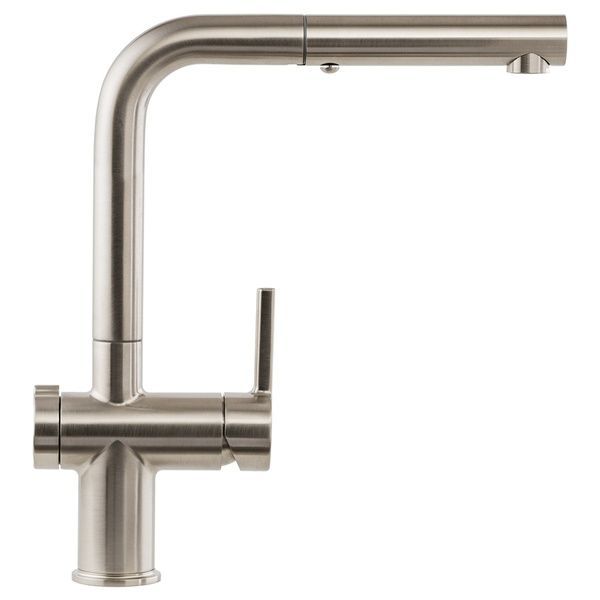 Кухонний змішувач FRANKE ACTIVE TWIST 115.0653.505, нержавіюча сталь 800007044 фото
