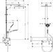 Душевая система с душевой штангой HANSGROHE RAINDANCE 27363000 59211 фото 2