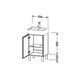 Тумба підвісна DURAVIT L-CUBE LC6750L4949, графіт матовий 800006194 фото 2