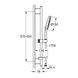 Гарнітур душовий GROHE RAINSHOWER 26591000 79677 фото 2