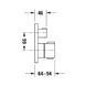 Термостат для душу прихованого монтажу DURAVIT C.1 C14200015046, чорний матовий 800006144 фото 3