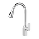 Смеситель для кухни с выдвижным изливом IMPRESE SLANICE f03412401SB, хром 95502 фото 3