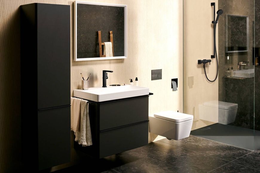 Смеситель для раковины HANSGROHE TECTURIS E 73072140, бронза сатин 800004004 фото
