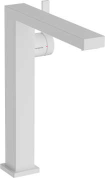 Смеситель для раковины с донным клапаном HANSGROHE TECTURIS E 73070700, белый матовый 92492 фото