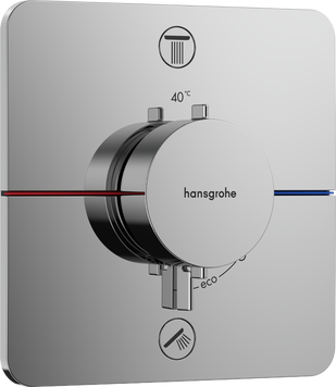 Смеситель скрытого монтажа с термостатом HANSGROHE SHOWER SELECT 15583000 94930 фото