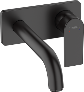 Смеситель для раковины настенный HANSGROHE VERNIS SHAPE 71578670, черный матовый 82903 фото