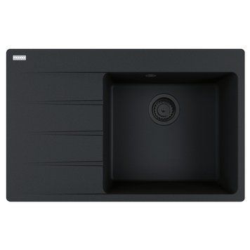 Кухонная мойка FRANKE CENTRO CNG 611-78 TL 114.0699.238, черный матовый 800006895 фото