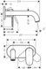 Змішувач для раковини настінний HANSGROHE VERNIS SHAPE 71578670, чорний матовий 82903 фото 3