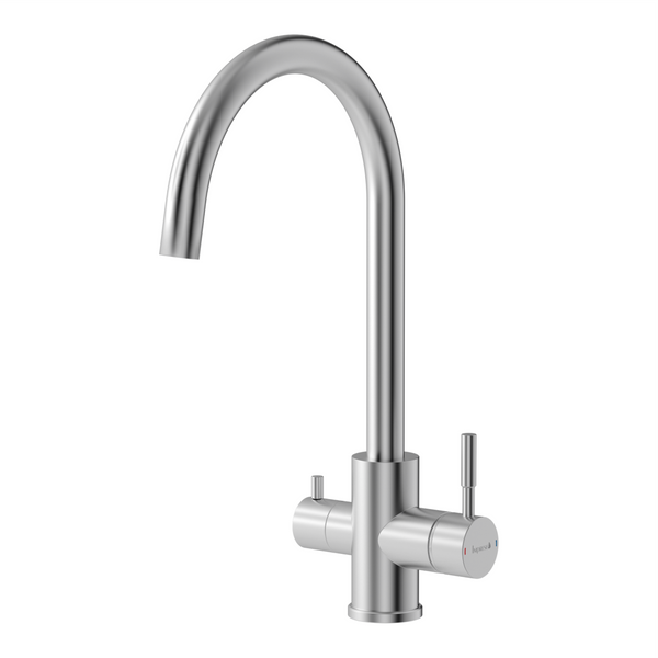 Смеситель для кухни с подключением к фильтру IMPRESE ARGO-S f03409016FS, сталь 95503 фото