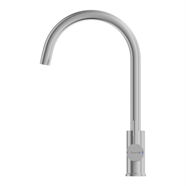 Смеситель для кухни с подключением к фильтру IMPRESE ARGO-S f03409016FS, сталь 95503 фото