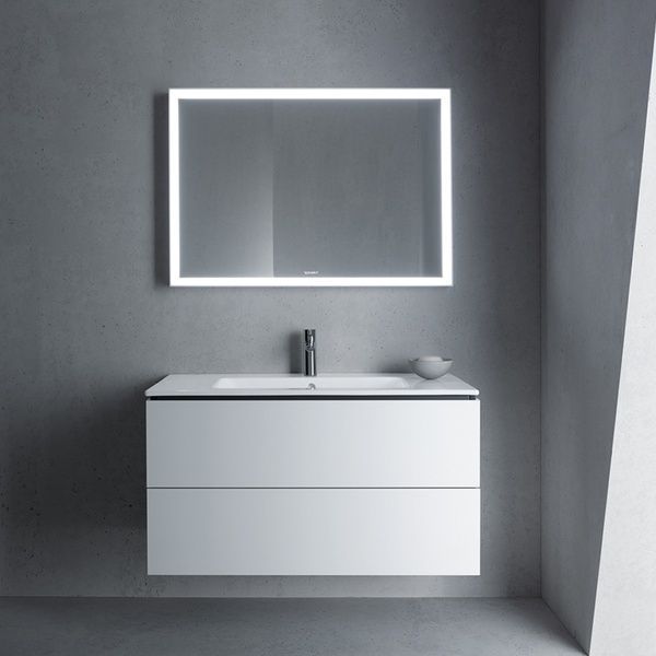 Зеркало с подсветкой DURAVIT L-CUBE LC7383018180000, 1200х700х67 мм, рама 800006095 фото