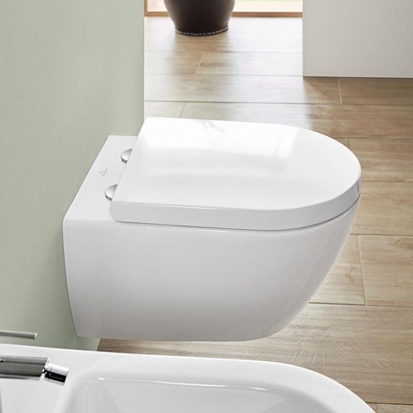 Унитаз подвесной VILLEROY & BOCH SUBWAY 2.0 5614R0R1, Open Flushing Rim Ceramic+, белый 46528 фото