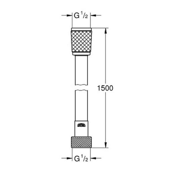 Шланг для душа GROHE RELEXA FLEX 28151001 63739 фото