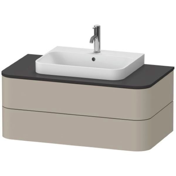 Консоль для тумбочки под умывальник DURAVIT HAPPY D.2 PLUS HP031E08080, 1000х550 мм, графит 800006195 фото
