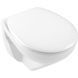 Унітаз VILLEROY & BOCH O.NOVO 7682R001, з відкритим змивним краєм із DirectFlush, білий глянсовий 800005754 фото 1