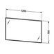Зеркало с подсветкой DURAVIT L-CUBE LC7383018180000, 1200х700х67 мм, рама 800006095 фото 3
