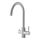 Смеситель для кухни с подключением к фильтру IMPRESE ARGO-S f03409016FS, сталь 95503 фото 5