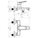 Смеситель для ванны RJ VILA RJFA087-03CH 95623 фото 2