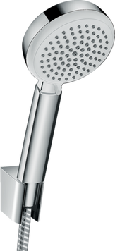 Душевой набор с душевым шлангом HANSGROHE CROMETTA 26666400, хром с белым 46490 фото
