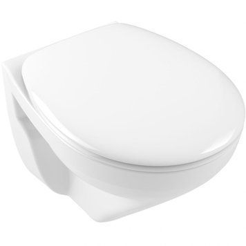 Унитаз VILLEROY & BOCH O.NOVO 7667R001, с открытым смывным краем с DirectFlush, белый глянцевый 800005755 фото