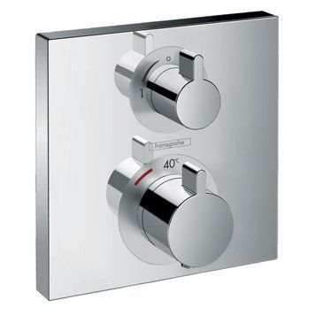 Термостат скрытого монтажа с запорным вентилем HANSGROHE ECOSTAT E 15712000 74105 фото