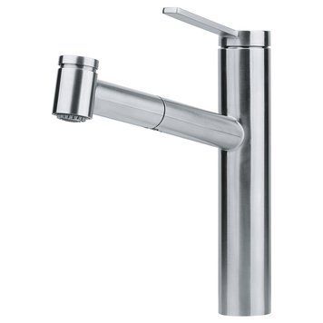 Смеситель кухонный FRANKE TANGO NEO Pull Out Spray 115.0596.389, нержавеющая сталь 800006446 фото