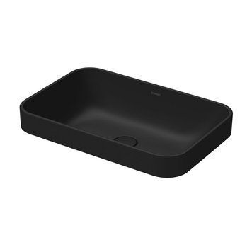 Умивальник на стільницю DURAVIT HAPPY D.2 PLUS 2359601300, 60х40 см, чорний 800005946 фото
