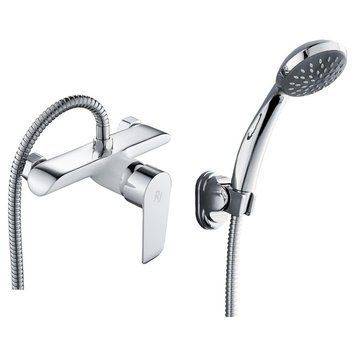 Смеситель для душа RJ FLY RBZ084-5W, хром 75252 фото