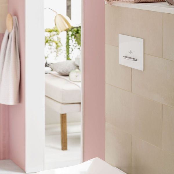 Kлавиша смыва VILLEROY & BOCH VICONNECT INSTALLATION SYSTEMS 92216168, E300 dual fl, белый 70600 фото