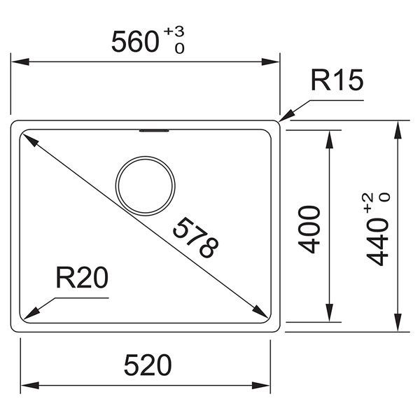 Кухонная мойка FRANKE MARIS MRG 610-52 114.0668.904, оникс 800006796 фото