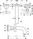 Смеситель для раковины AXOR CITTERIO 39314000, на 3 отверстия, скрытого монтажа, с изливом 166 мм, с крестообразными рукоятками, с панелью 13311 фото 2