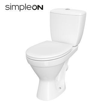 Унитаз напольный CERSANIT CERSANIA K119-003, 704 SIMPLEON 011, белый 80000003318 фото