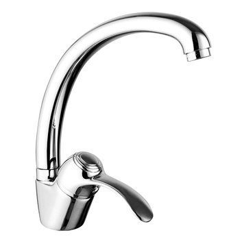 Смеситель для кухни с выдвижным изливом RJ FORTUNA RBZ018-8 24330 фото