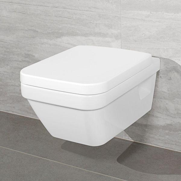 Унітаз підвісний VILLEROY & BOCH ARCHITECTURA 5685HR01, Rimless, с крышкой Soft close, білий 50843 фото