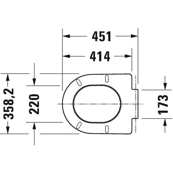Кришка для унітазу DURAVIT BENTO STARCK BOX 0022493200, білий матовий 800006170 фото