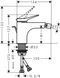 Смеситель для биде HANSGROHE VIVENIS 75200670, черный матовый 92159 фото 2