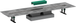 Монтажный комплект для каналов HANSGROHE UBOX UNIVERSAL 56020180, нержавеющая сталь 800004280 фото 1