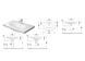 Умивальник накладний DURAVIT D-CODE 03428500002, 85 см 800005970 фото 3