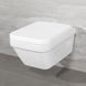 Унітаз підвісний VILLEROY & BOCH ARCHITECTURA 5685HR01, Rimless, с крышкой Soft close, білий 50843 фото 2