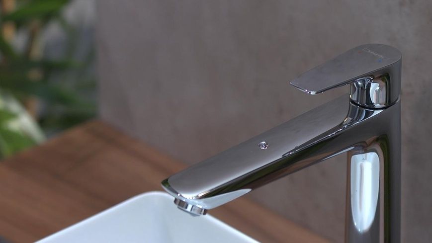 Змішувач для раковини з високим виливом і HANSGROHE TALIS E 71717000 54333 фото