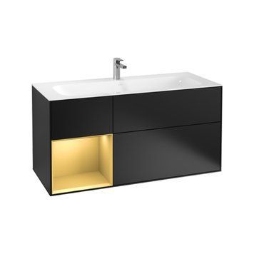 Тумба под раковину VILLEROY & BOCH FINION G060HFPD, черный 800005606 фото