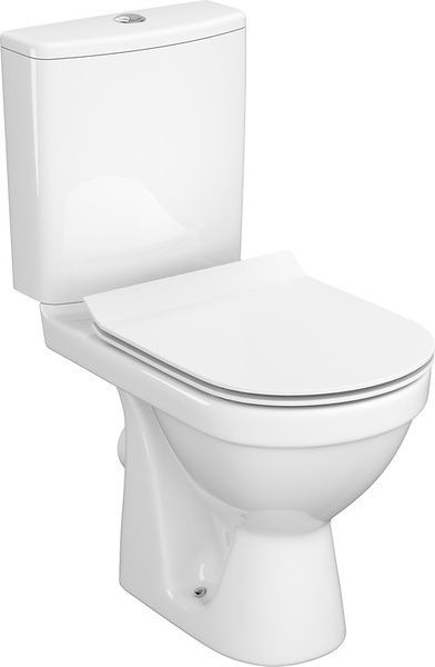 Унитаз напольный CERSANIT ZIP K121-012, 781 SIMPLE ON 011 3/5, белый 80000003295 фото