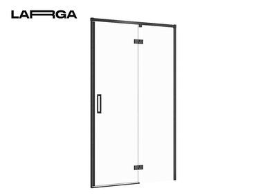 Двері душові CERSANIT LARGA S932-126, 120x195 R, чорний 800001553 фото