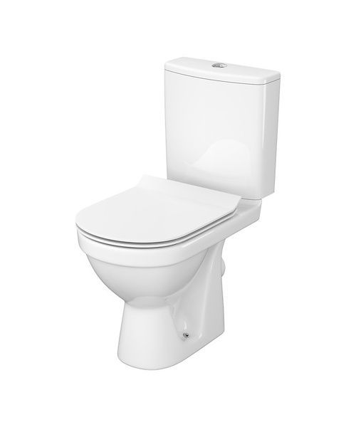 Унитаз напольный CERSANIT ZIP K121-012, 781 SIMPLE ON 011 3/5, белый 80000003295 фото