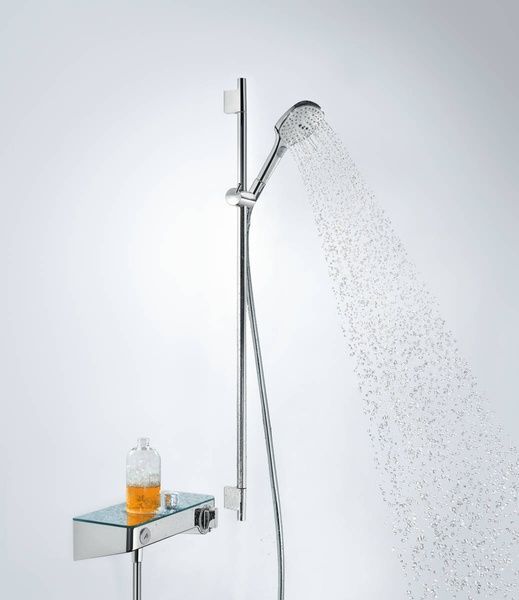 Душовий набір із душовою лійкою та мильницею HANSGROHE RAINDANCE SELECT 26623400, хром з білим 39402 фото