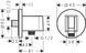 Шланговое подсоединение HANSGROHE FIXFIT S 26888700, белый матовый 96200 фото 4